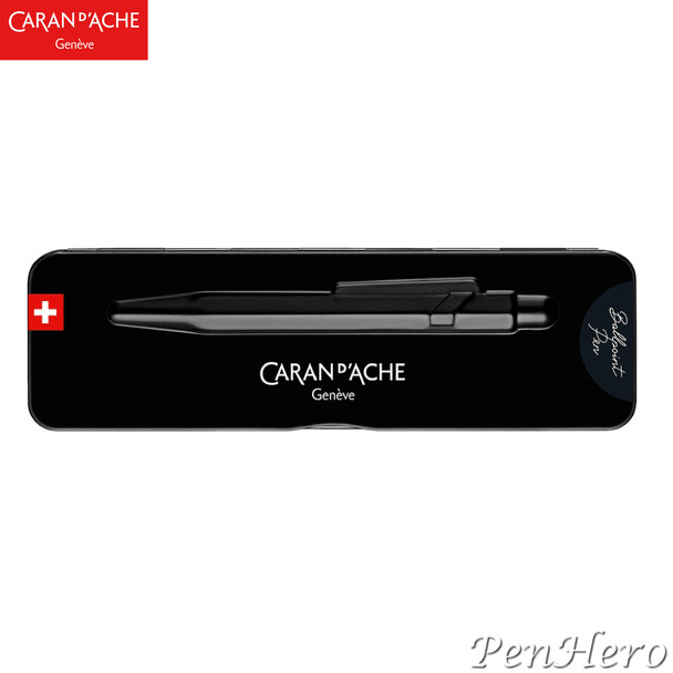 Caran d'Ache 849 Black Code ballpoint pen