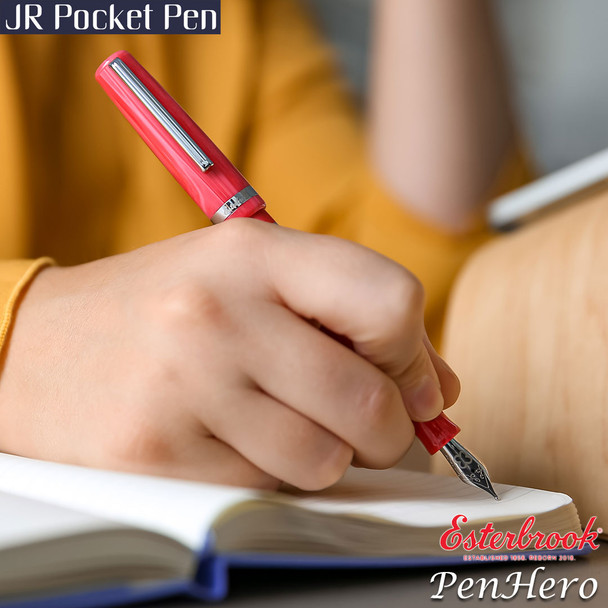 Esterbrook JR Pocket Pen Carmine Red Fountain Pen Extra Fine EJRRED-EF