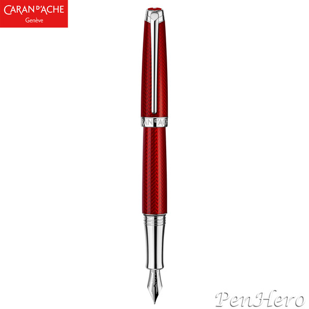 Caran d'Ache Leman Rouge Carmin Fountain Pen Medium 4799.580