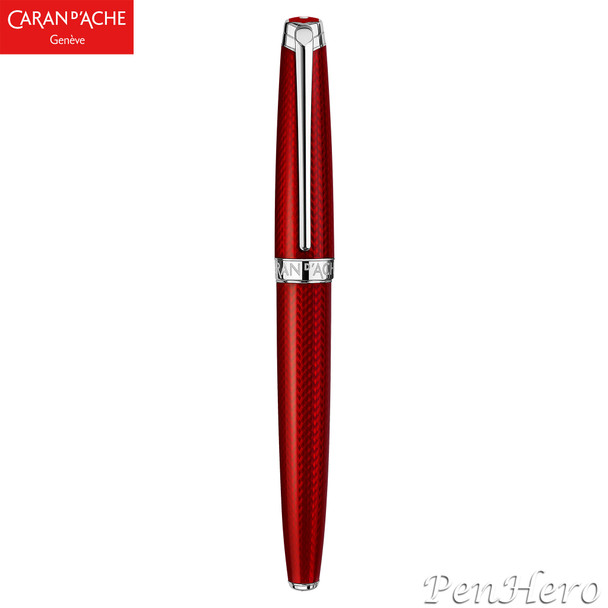 Caran d'Ache Leman Rouge Carmin Rollerball Pen 4779.580