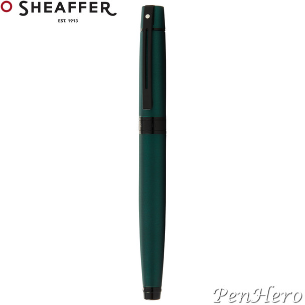 Sheaffer 300 Matte Green Lacquer Fountain Pen Medium