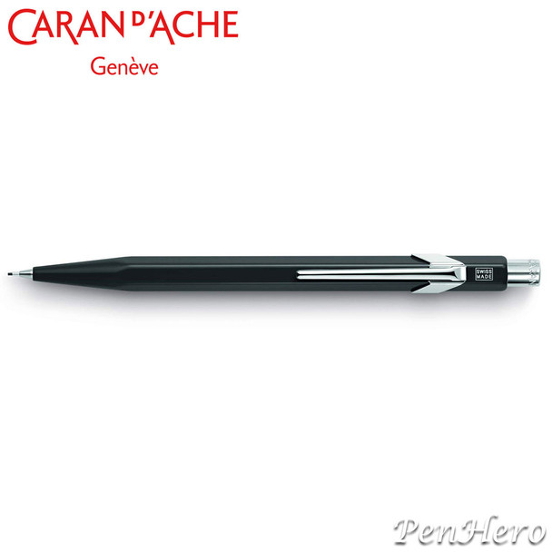 Caran d'Ache 844 Metal Black 0.7mm Mechanical Pencil 844.009