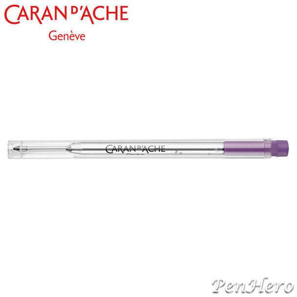 Caran d'Ache Goliath Violet Medium Ballpoint Ink Cartridge