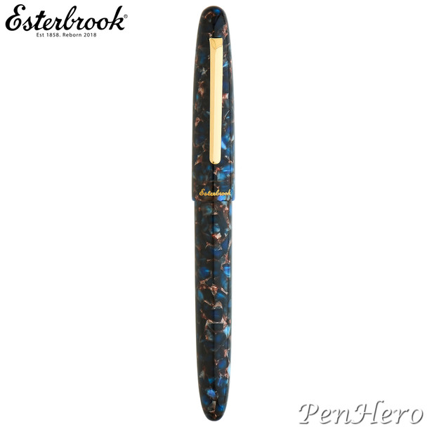 Esterbrook Estie Nouveau Bleu Gold Plate Trim Fountain Pen Medium