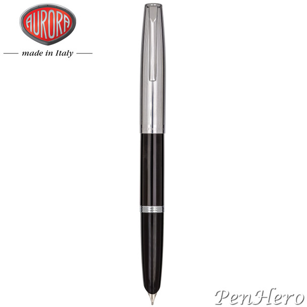 Aurora Duo Cart Black Fountain Pen Medium Nib DC57-CNM