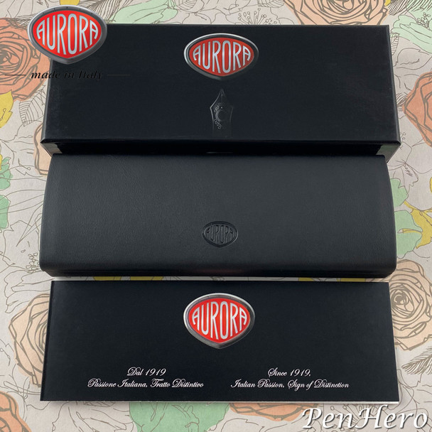 Aurora Ipsilon Yellow Fountain Pen Extra Fine Nib B11-Y-EF