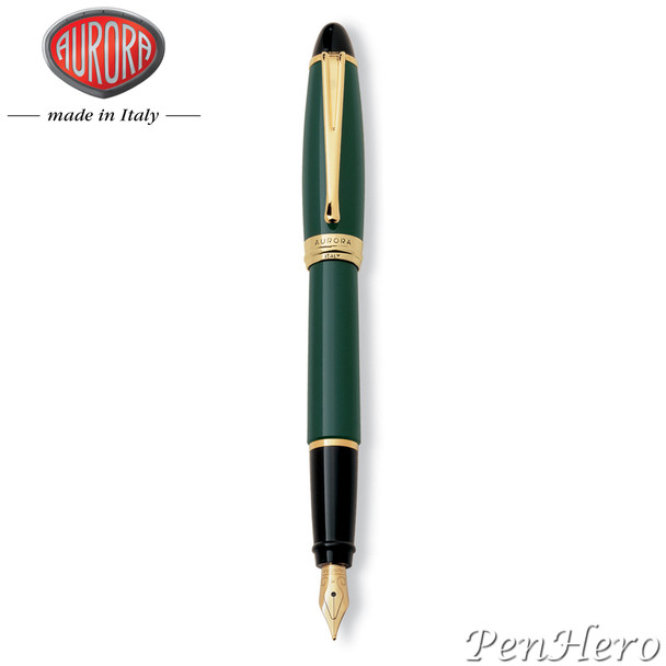 Aurora Ipsilon Green Fountain Pen Extra Fine Nib B11-V-EF