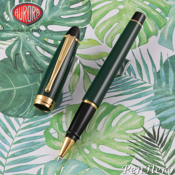 Aurora Ipsilon Green Rollerball Pen B71-V