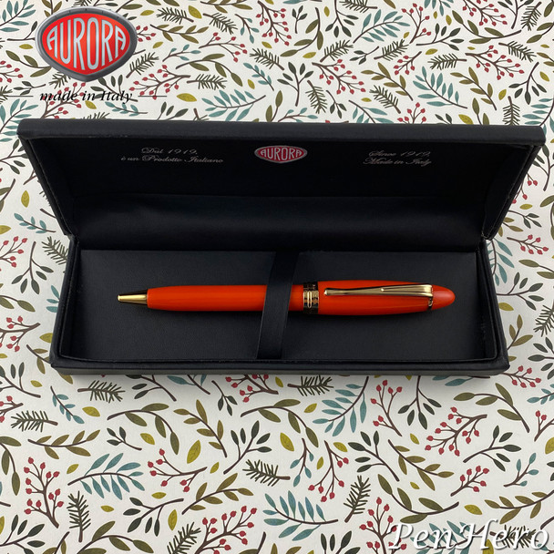 Aurora Ipsilon Autumn Orange Ballpoint Pen B31-DO