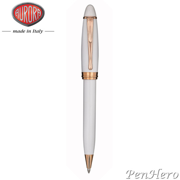 Aurora Ipsilon Winter White Ballpoint Pen B31-PW
