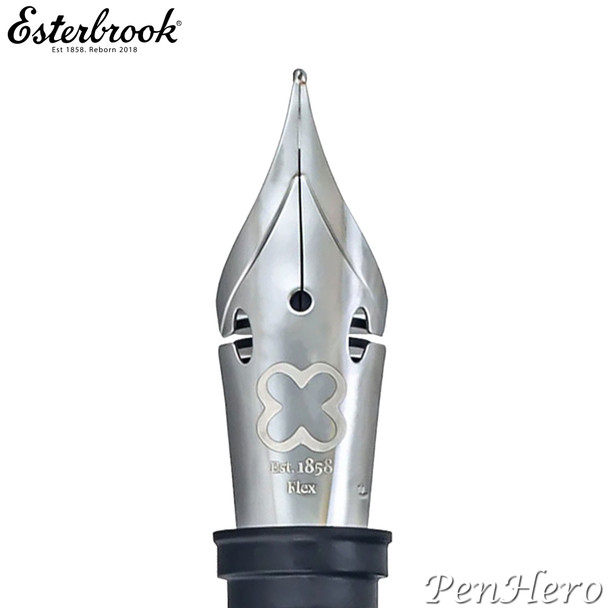 Esterbrook Estie Nouveau Bleu Palladium Plate Trim Fountain Pen Extra Fine Flex