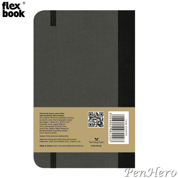 Flexbook Global Notebook Adventure Dotted Pocket Size Black