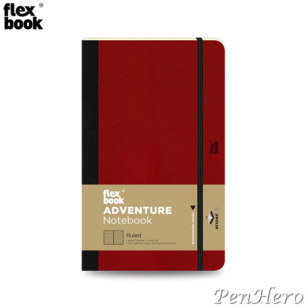 Flexbook Global Notebook Adventure Ruled Medium Red