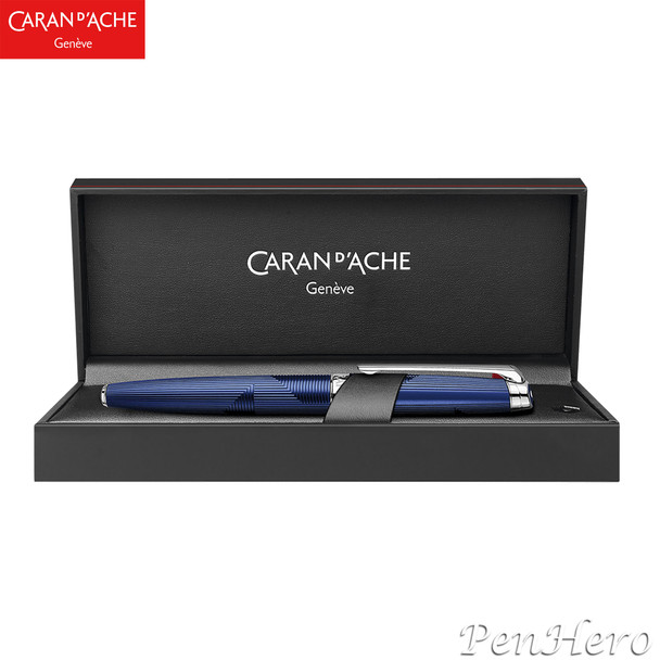 Caran d'Ache Leman Bleu Marin Rollerball Pen 4779.169