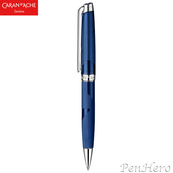 Caran d'Ache Leman Bleu Marin Ballpoint Pen 4789.169