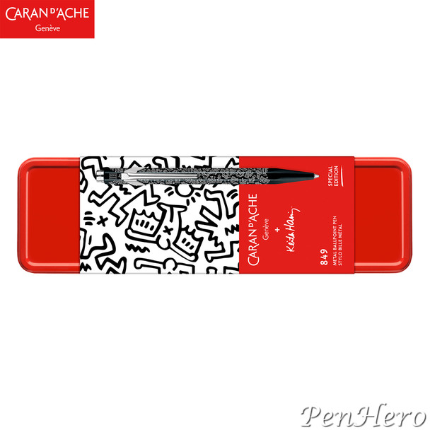 Caran d'Ache 849 KEITH HARING Black - Special Edition Ballpoint Pen