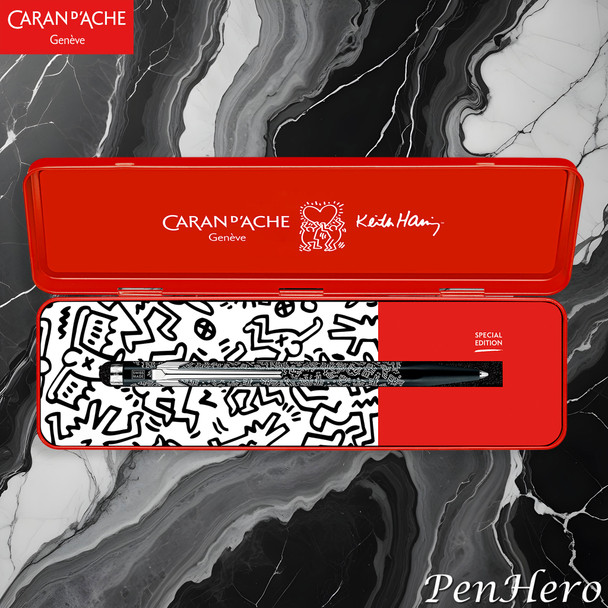 Caran d'Ache 849 KEITH HARING Black - Special Edition Ballpoint Pen