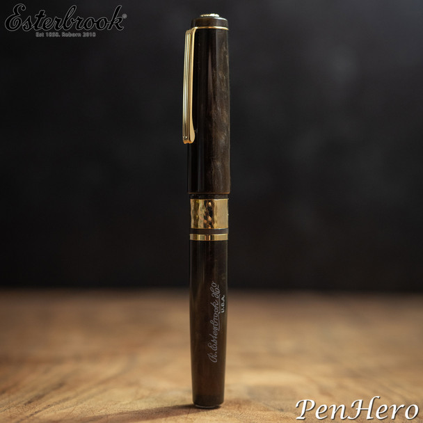 Esterbrook Model J Pumpkin Latte Gold Plate Trim Fountain Pen Extra Fine EBJPL-EF