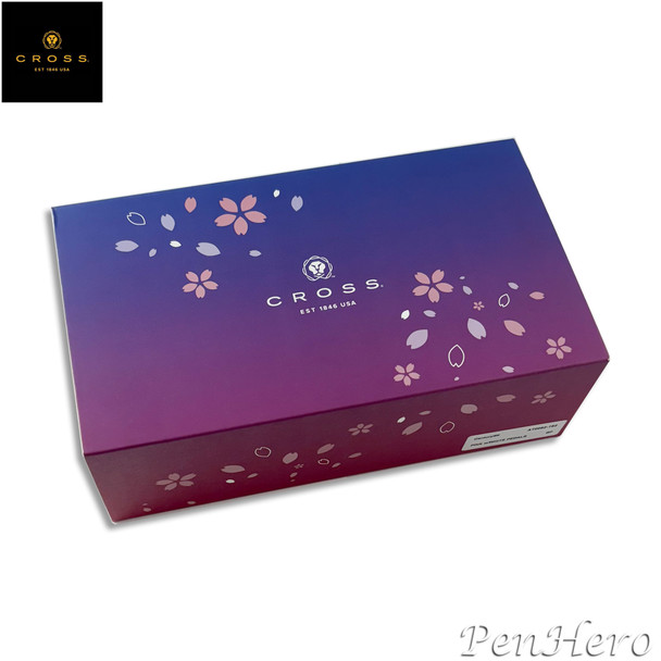 Cross Century II Cherry Blossom Translucent Blue Lacquer Ballpoint Pen