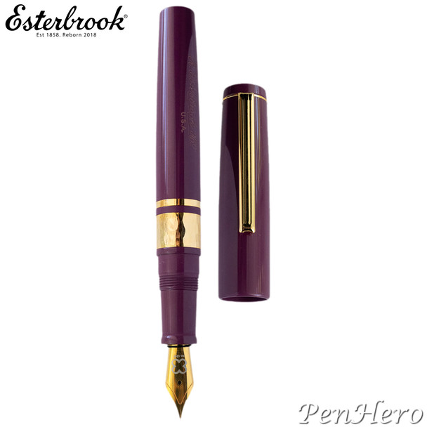 Esterbrook Model J Blackberry Ebonite Fountain Pen Fine EBJBB-F