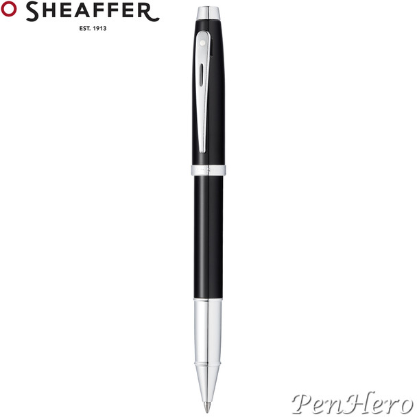 Sheaffer 100 Glossy Black Rollerball Pen