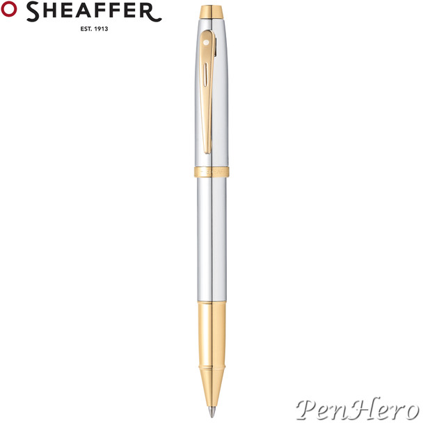 Sheaffer 100 Bright Chrome G/T Rollerball Pen