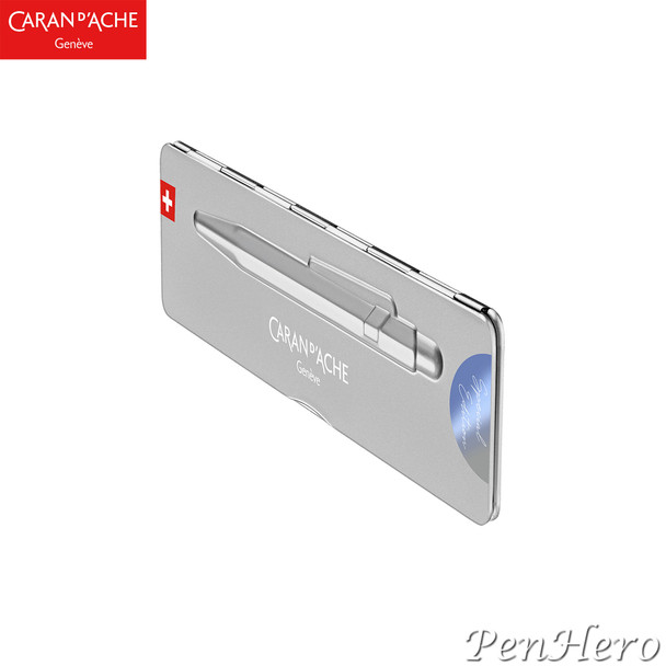 Caran d'Ache 849 Claim Your Style Edition 5 Stormy Blue ballpoint pen NM0849.589