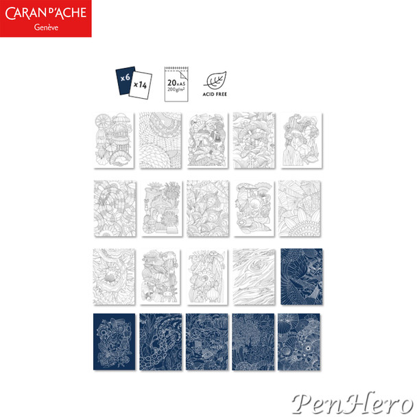 Caran d'Ache Claim Your Style Coloring Pad A5