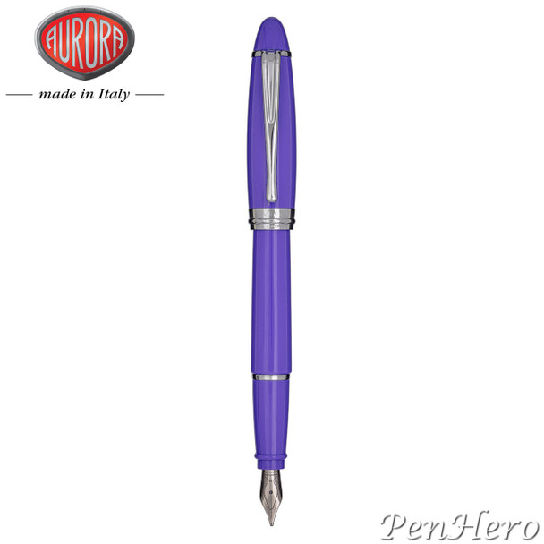 Aurora Ipsilon Spring Primavera Purple Fountain Pen Extra Fine Nib