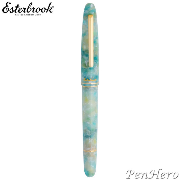 Esterbrook Estie Sea Glass Push Piston Fountain Pen Extra Fine Flex