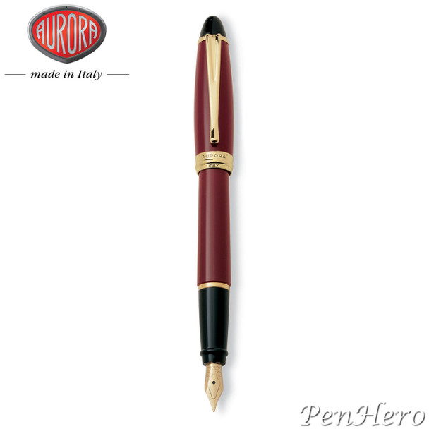 Aurora Ipsilon Bordeaux Fountain Pen Broad Nib B11-X-B