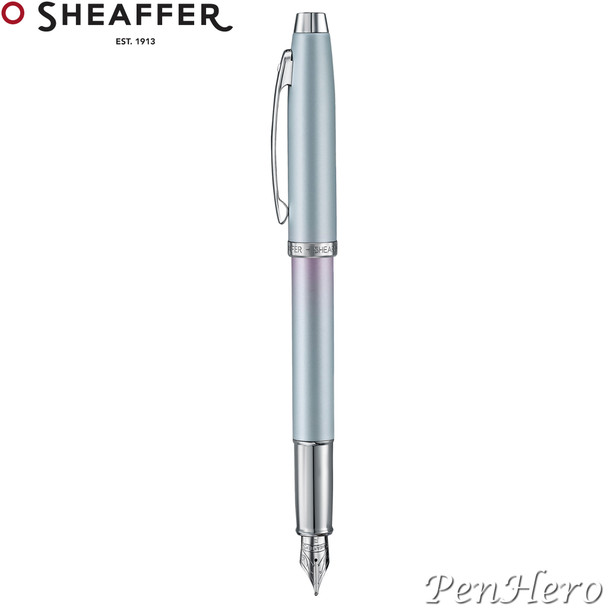Sheaffer 100 Expressions Blue–Pink Fountain Pen Fine