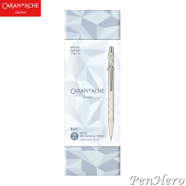 Caran d'Ache 849 Alpine Frost White Special Edition 0.5mm Mechanical Pencil