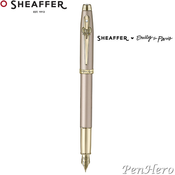 Sheaffer 100 Emily In Paris Champagne Fountain Pen Fine