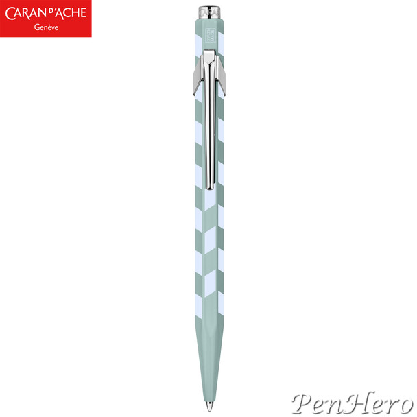 Caran d'Ache 849 Mosaic Water Green Ballpoint Pen
