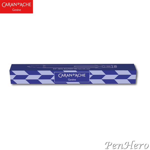 Caran d'Ache 849 Mosaic Royal Blue Ballpoint Pen