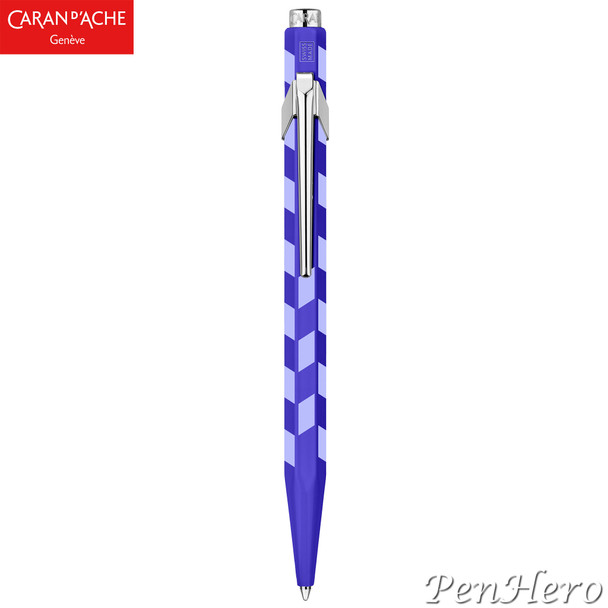 Caran d'Ache 849 Mosaic Royal Blue Ballpoint Pen
