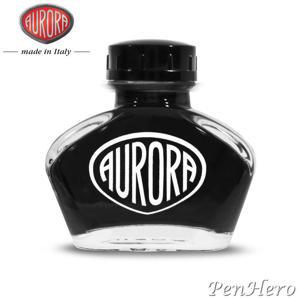 Aurora Vintage Black Bottled Fountain Pen Ink 55ml
