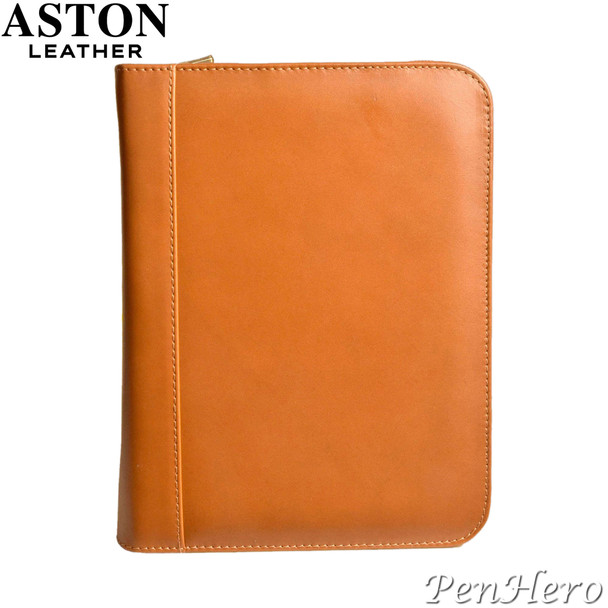 Aston Leather Collector's 20-Pen Case Tan