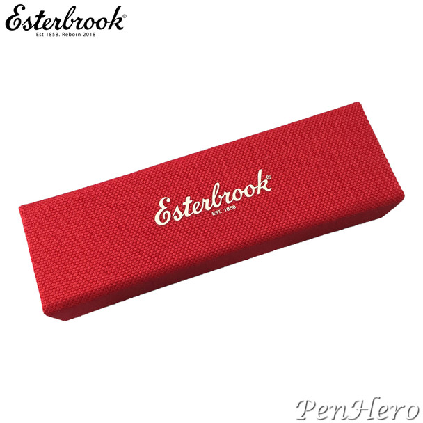 Esterbrook Estie Ebony Black Gold Plate Trim Fountain Pen Extra Fine Flex