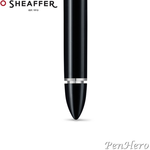 Sheaffer Balance III Black with Chrome Plated Trim Piston-Fill Fountain Pen Extra Fine