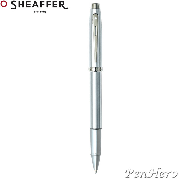 Sheaffer 100 Brushed Chrome Rollerball Pen