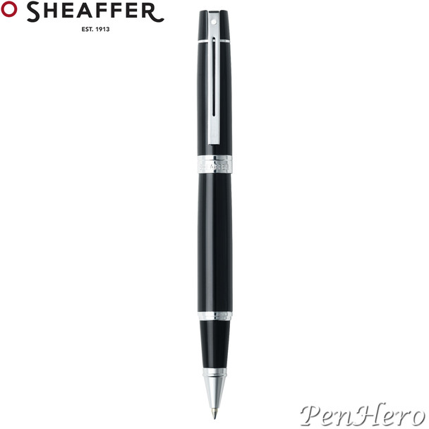 Sheaffer 300 Glossy Black C/T Rollerball Pen