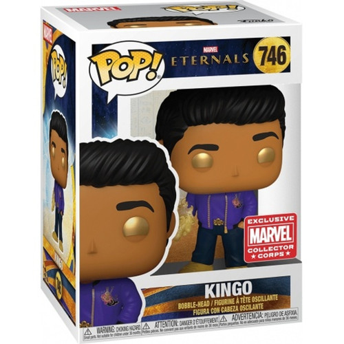 Funko Pop! Marvel Eternals #746 Kingo Marvel Collector Corps Exclusive 