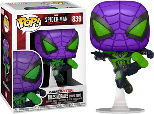Funko Pop! Marvel Spider-Man Miles Morales (Purple Reign) 839