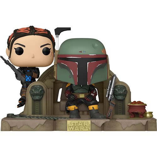 Funko PoPs! Star Wars Boba Fett and Fennec on Throne 486