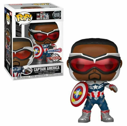 Funko POP! Marvel Studios: The Falcon and the Winter Soldier - Captain America 818