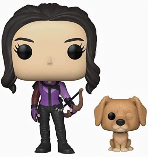 Funko POP! Marvel Studios: Hawkeye - Kate Bishop with Lucky the Pizza Dog 1212