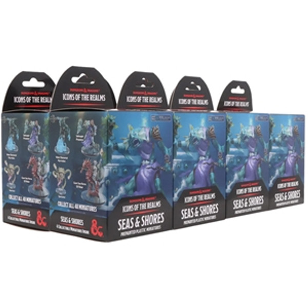 D&D Icons of the Realms: Seas & Shores - Blind Booster (Pack of 8)