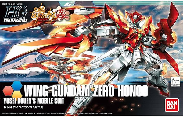 Gundam Build Fighters - Wing Gundam Zero Honoo HGBF 1/144 Model Kit
